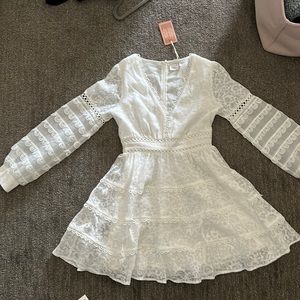 White dress for bridal events.